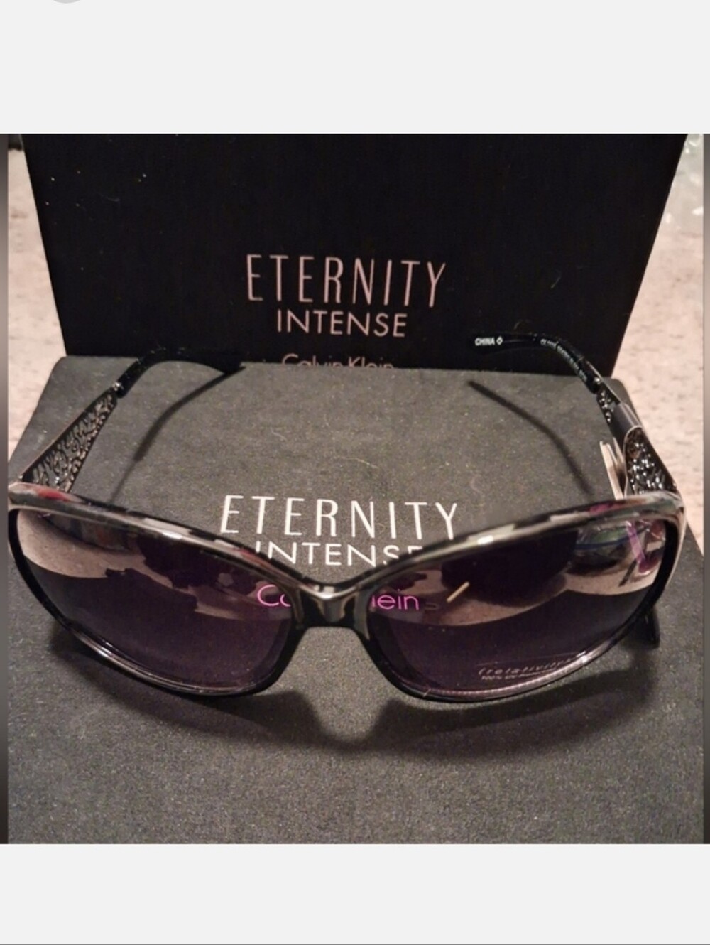 Relativity Black Sunglasses Ladies Designer Styles Super Fashion 100% UV NWT $30